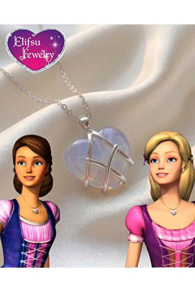 Elifsu Jewelry Barbi Diamond Castle Doğal Taşlı Kolye Arkadaşlık Kolyesi