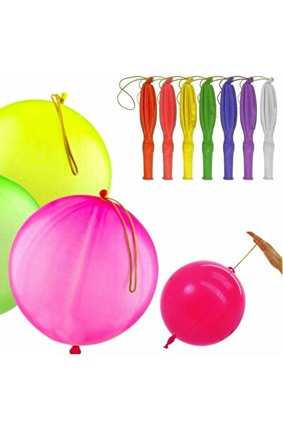 BALON DİYARI Elastic Bouncy Balloon, String Punch Punch Large Balloon Giant Size