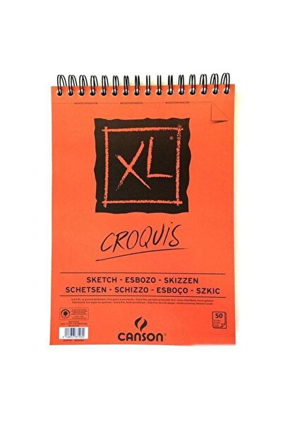 Canson Croquıs XL Sketch 90 Gr Spiral Top A5 50 Yp