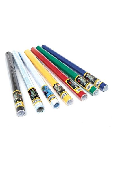 inox Yapışkanlı Asetat Renkli 45 Cmx2M