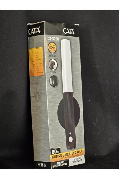 Cata CT-5250 KUMRU ŞARJLI LED APLİK