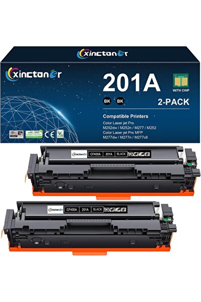 HP 201A TONER CF400A SİYAH Toner Color Laser Jet Pro MFP M277dw M252dw M277c6...