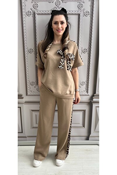 styleFlex Women's tracksuit made of elastic viscose, with applied bow and ani...