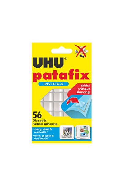 Uhu Patafix Invisible 56'lı Yapışkanlı Hamur Şeffaf