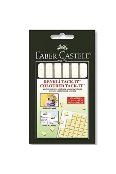 Faber Castell Faber-Castell Hamur Yapıştırıcı Tack-it 50 GR Beyaz 5130 187064