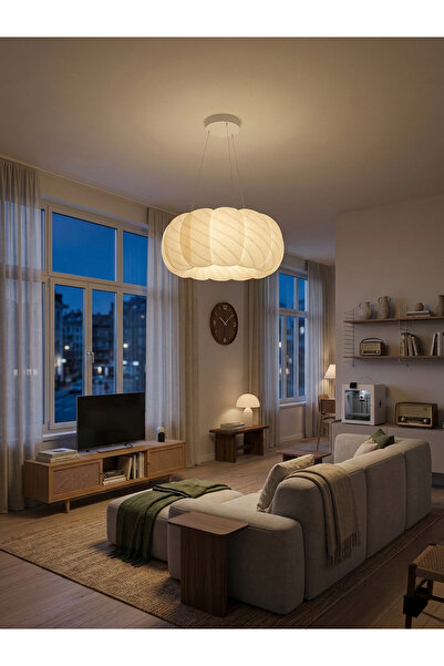 EDESİNG Air Cloudy Bohem Sarkıt 3 Renk Led Avize - Özel Tasarım Serisi