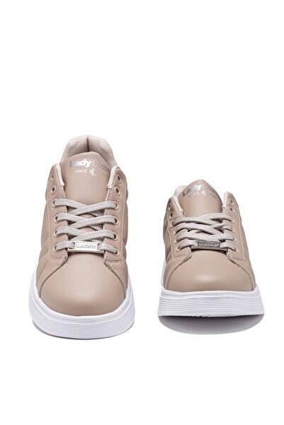 lady classy حذاء رياضي نسائي بتفاصيل حجرية ونعل عالٍ للاستخدام اليومي