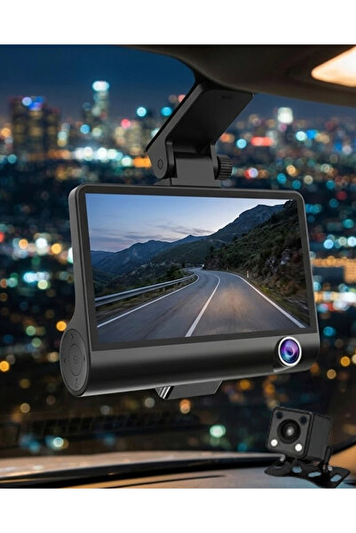 Kanonik Education Cameră de bord cu două camere, Full HD 1080p, cu vedere noc...