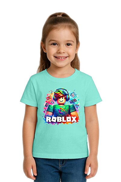 SEDİRLİ Tricou unisex Roblox cu imprimeu pentru copii, bumbac moale țesături ...