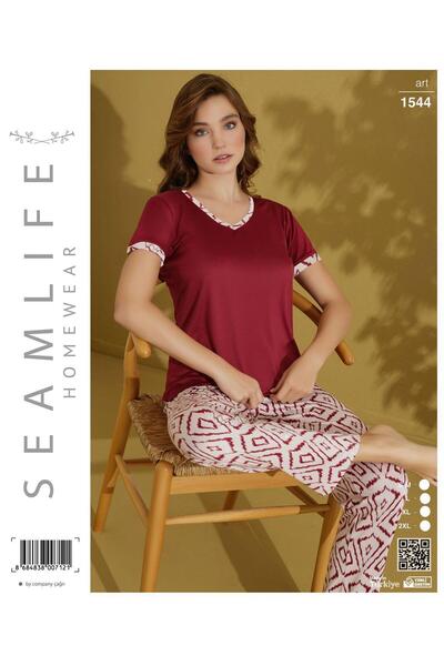 ROYAM Set de pijamale cu mânecă scurtă Seamlife Extra Soft bumbac 100% Milan ...