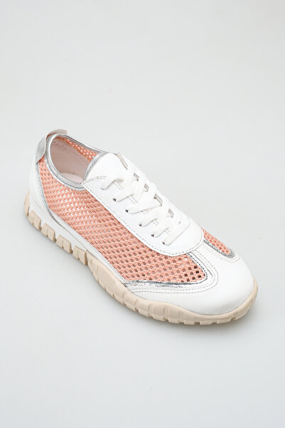 Ayakkabı Delisiyim White Real Γνήσιο Δέρμα Mesh Γυναικεία Αθλητικά Παπούτσια ...
