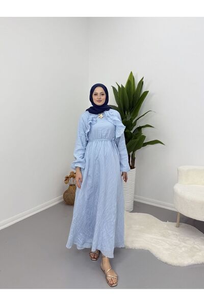 VOLT CLOTHİNG Brooch Detailed Dress