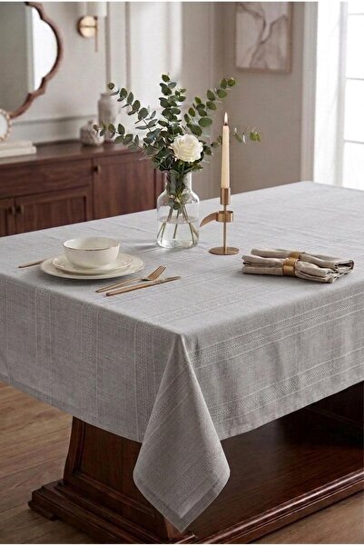 Komana Art Stain Resistant Liquid Slider Tablecloth - Luxurious Looking Recta...
