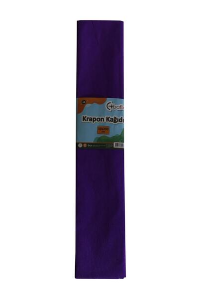 Bafix Χαρτί Κραπόν 50x200 εκ. Μωβ Χαρτί Κραπόν Συσκευασία 10 τεμαχίων