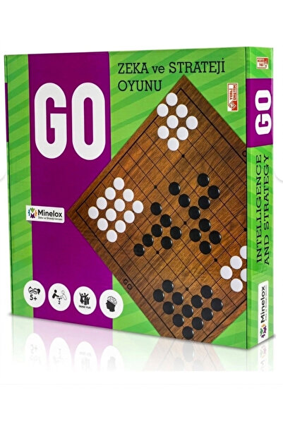 minelox Bemi Go Zeka Oyunu - 4000 Yıllık Strateji ve Mantık Oyunu - Çin Daması
