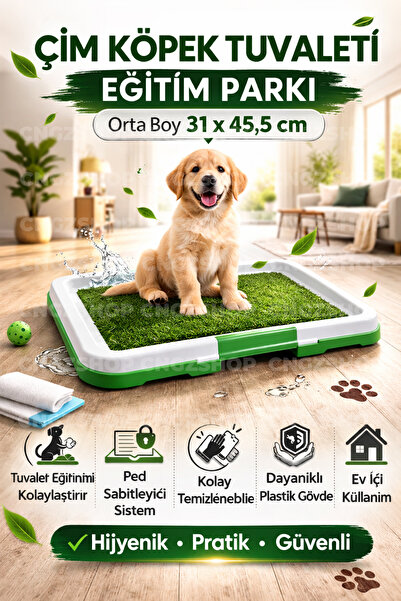 CNGZSHOP Pet Park Köpek Tuvalet Eğitim Parkı Büyük Boy 31x45.5 cm | Köpek Tuv...
