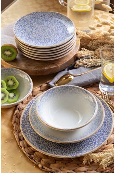 USTAOGLUHOME 24 PARÇA PORSELEN YEMEK TAKIMI 6 KİŞİLİK
