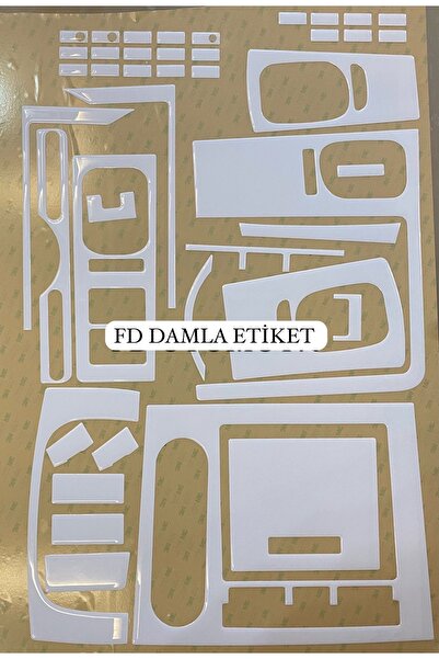 FD Damla Etiket رينو بريميوم ميدلوم 2005 > طقم تغطية لوحة القيادة والكونسول و...