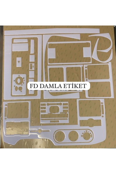 FD Damla Etiket فورد ترانزيت 2006 - 2013، توربيدو، كونسول، تريم، غطاء صندوق ا...