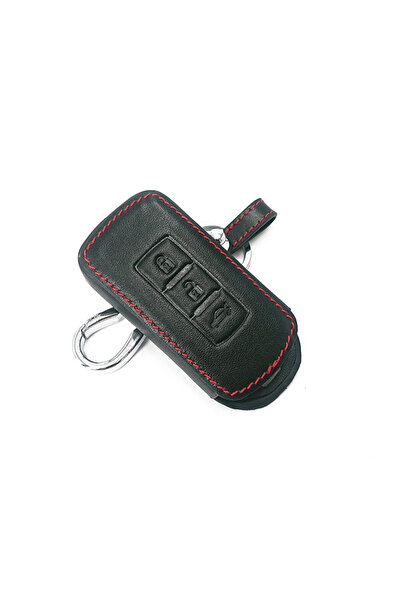 Mitsubishi Leather Key Case for Outlander Lancer 10 Pajero Sport ASX RVR L200