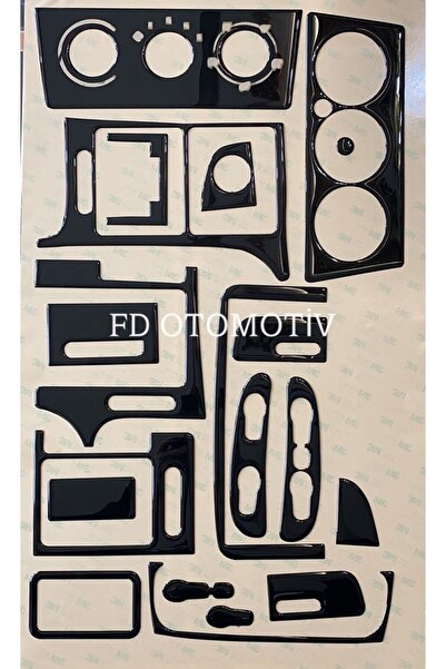 FD Damla Etiket Opel Vectra B Glove Box, Console, Trim, Chest Covering Set Pi...