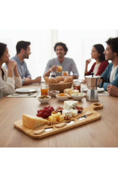 Solomungo بامبو طقم تقديم الجبن 56*20*1.5 سم