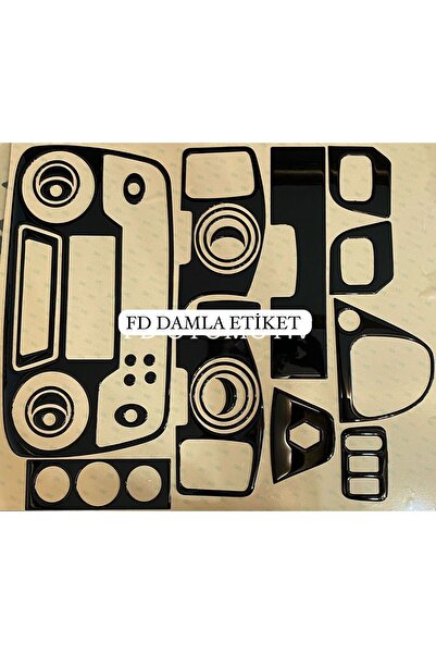 FD Damla Etiket رينو ماستر 3 2010 - 2019 توربيدو، كونسول، تريم، غطاء صندوق ال...
