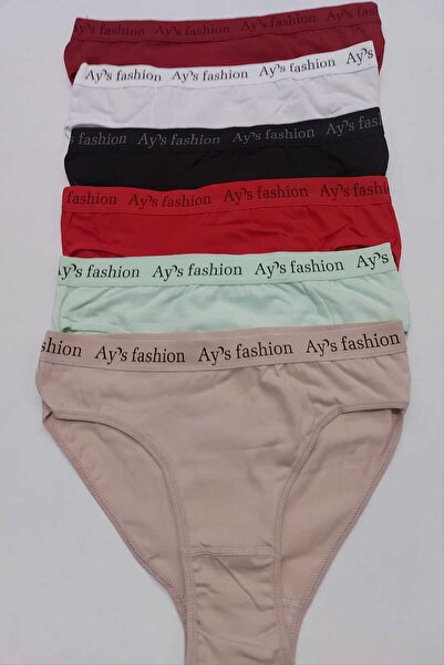 AZOSEV Mixed Color Cotton Pack of 6-Piece Panties