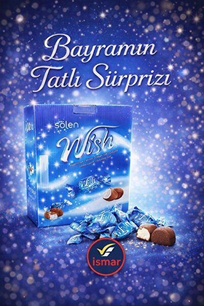 Şölen Wish Sütlü Çikolatalı Kaplamalı Hindistan Cevizli Bar (Dökme Şeker) 1 kg