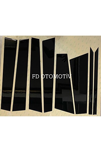 FD Damla Etiket Jeep Renegade Door Pillar Pianoblack Finish Glossy Black Spec...