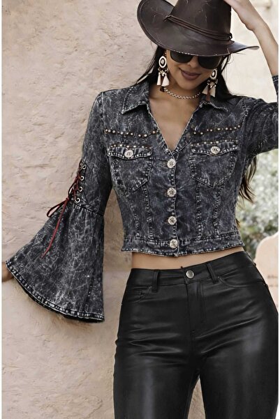 Vintage FLARE KOL ÖZEL TASARIM İSPANYOL CEKET