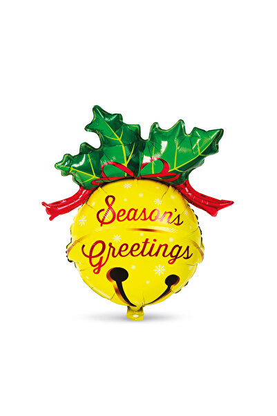 FAMİLY Christmas balloon - aluminum foil - bell - 58 x 78 cm