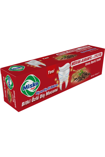 Misko Max Miskomax Hassas Diş ve Diş Eti Bakımı Diş Macunu - Florürsüz Misvak...