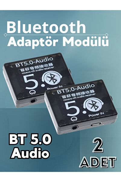 RoboPazar 2-adet Bluetooth 5.0 Audio Modülü VHM-314 (Kablosuz Ses Alıcı / Dek...
