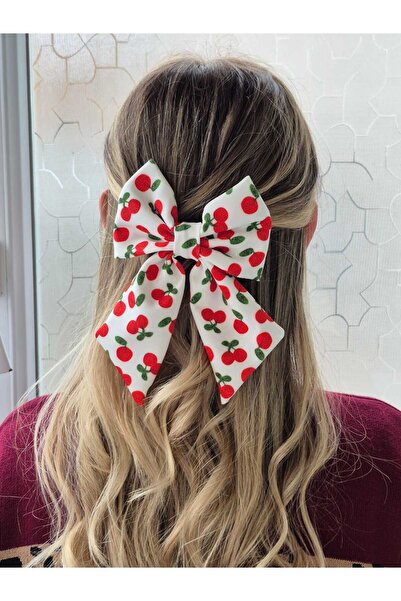 Melkady Aksesuar MelKady 527A - مشبك أوتوماتيكي فاخر على شكل فيونكة منقوش على...