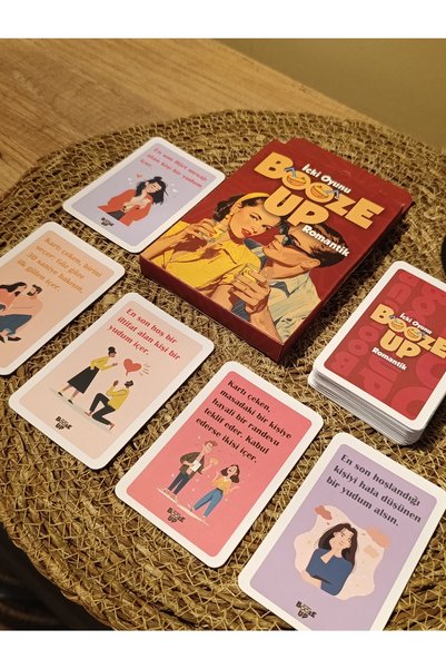 Paganca Booze up Drinking Game Romantic - 50 Cards with Pouch Gift |   Fun Card Game for Couples