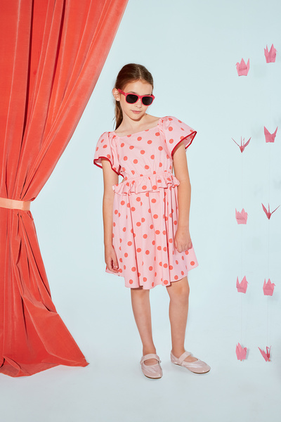 SheShe ROCHIE ROZ CU PĂTRATE