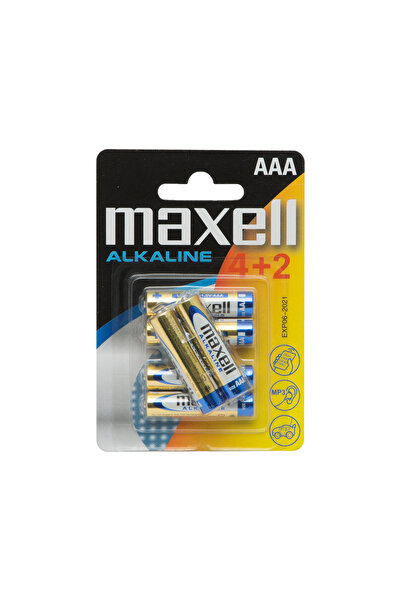 Maxell Baterie Micropen 1.5V AAA LR3, pachet de 4+2 buc/blister