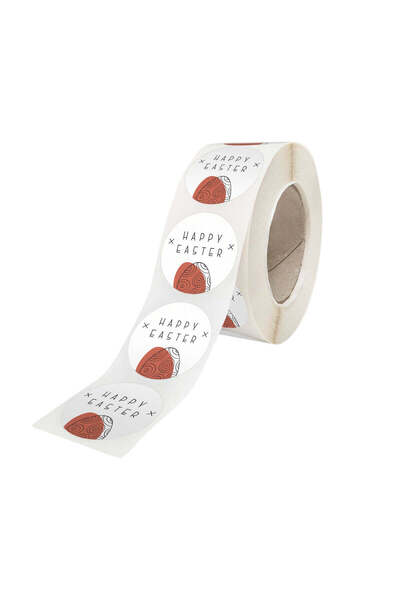 Papette Rola 200 Stickere/Etichete autoadezive Model Paște Color Splash Eggs ...