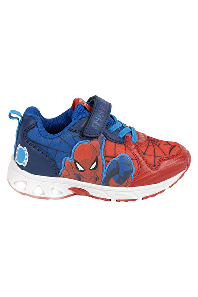 SPIDERMAN Pantofi sport, talpă ușor TPR, cu lumini, mărimea 30 EU Roșu