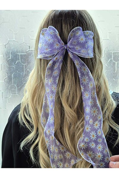 Melkady Aksesuar MelKady 517B - Papatya Με σχέδιο Curly Με βολάν Organza Luxu...