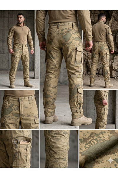 Outdoor One Kamufilaj Pantolon Outdoor Softshell