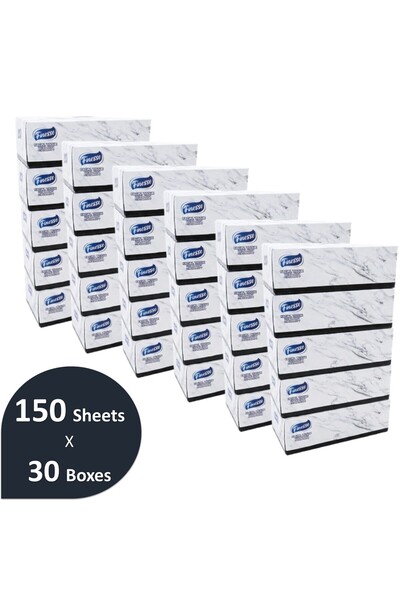 Finesse Daily Care Facial Tissue - Pack of 30 Boxes x 2 Ply