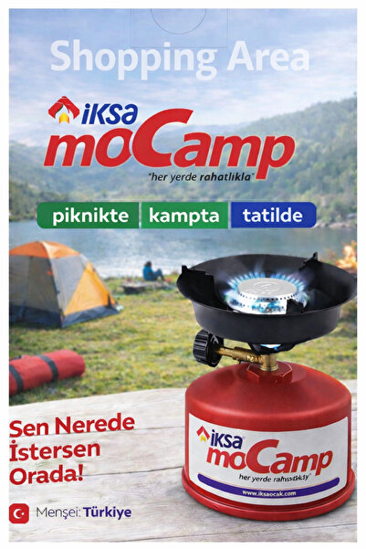 Shopping Area MoCamp Kamp Ocağı – Doldurulabilir Taşınabilir Gazlı Ocak (Gazs...