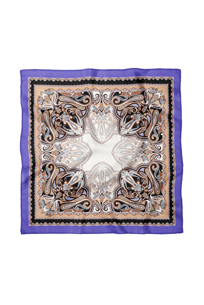 Sultan İpek شال إثني منقوش وشاح / باندانا 70x70 سم