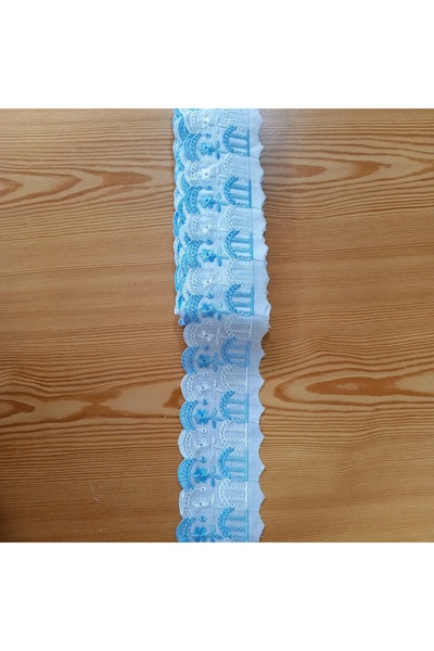 DANTEL Tericoton Lace L Eyelet Embroidery Colored Thread -8.70 M. (1St Place)