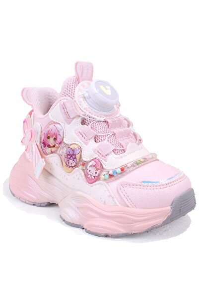 Vicco Bandi 346P26Y154 Powder Daily Orthopedic Lighted Girls' Sports Shoes