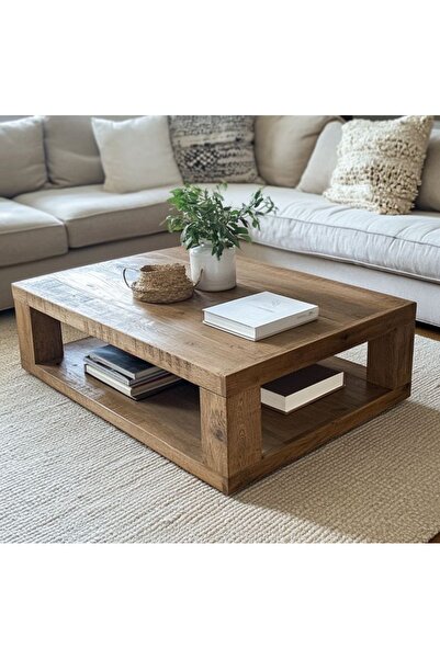 NORDWOOD CO. Masif ağaç dekoratif orta sehpa