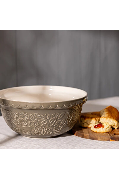 MyBalliStore Mason Cash In The Forest Gri 29cm Fox Mixing Bowl (Karıştırma Ka...