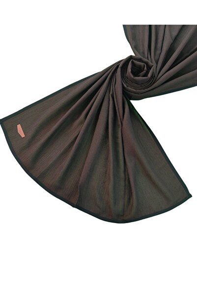 mim eşarp Şal Enba cu vipușcă Aqua uni 85x190cm - Maro închis